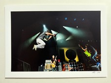 Stampa fotografica firmata Eddie Vedder, Pearl Jam, Vancouver 25/09/11 Charles Peterson!!