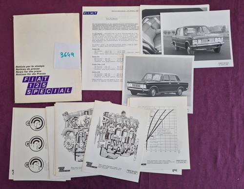 3649 fiat 125 - /, spécial