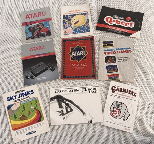 Manuali sistema giochi atari - manuali,