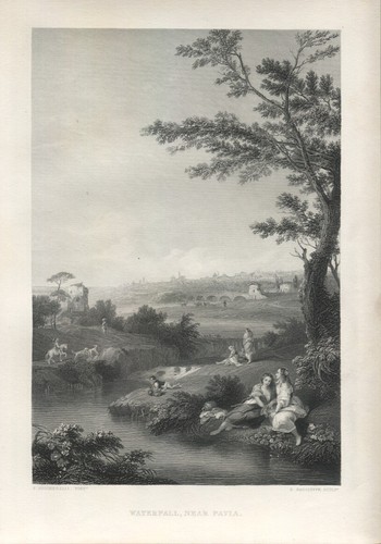 Cascata presso pavia di - cascata, ,