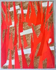 "CORTEO" serigrafia anni '70 di Giulio Turcato (1912–1995) P.A. XXVIII/XXX