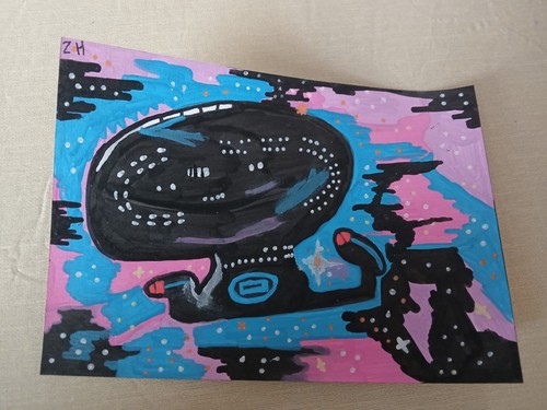 Quadro disegno star trek - star,