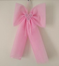 Fiocco nascita tulle