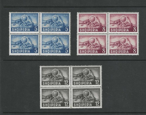 Albania scott 458 460 vf - 458-460, og