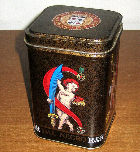 Scatola vuota carte dal negro - dal,