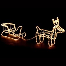 Renna Luminosa  Led con Slitta