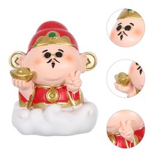 Piccola statua di Cai Shen - Statuetta in resina raffigurante il cinese