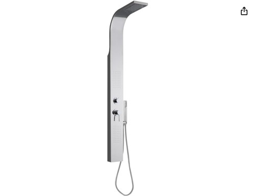 Colonna doccia aisi 304 cromo - colonna,