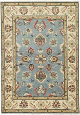 Originale Tappeto Annodato A Mano Kazak, Ziegler, Vera Lana 148x103 Cm Top Merce