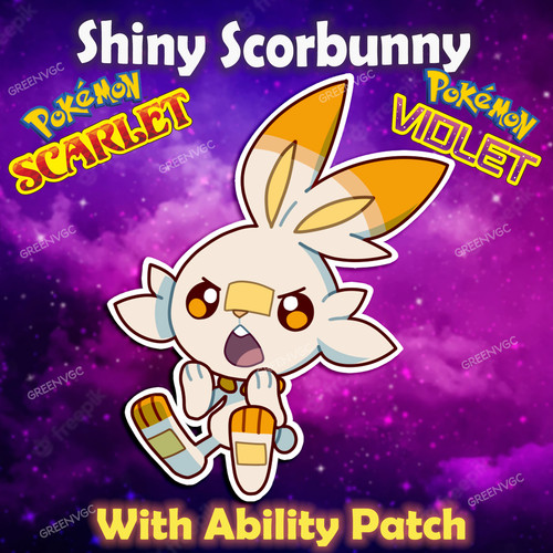 Shiny scorbunny - scorbunny,