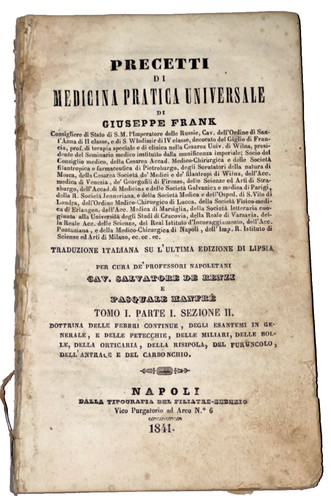 Precetti medicina pratica - precetti, di