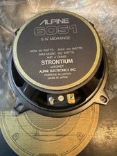 Alpine 6051  Vintage Old