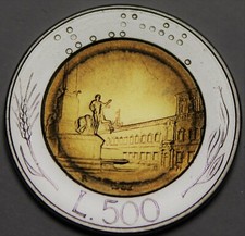 Italy 500 Lire, 1982 RARE Gem