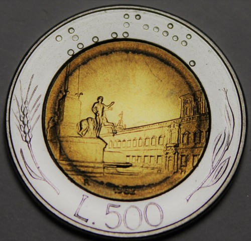 Italy 500 lire - 1982, gem