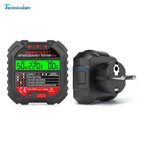 Ht107 rilevatore tester presa - ht107,