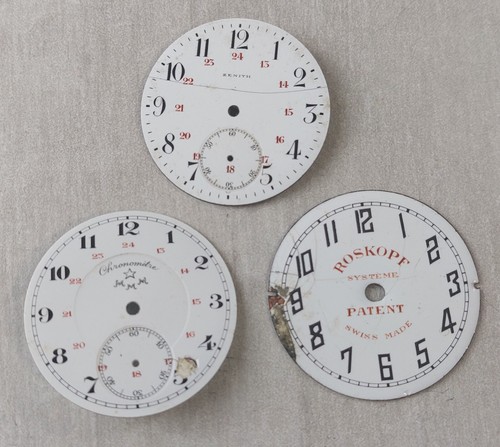 Lot cadrans de montre - lot,