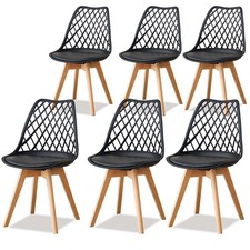 6x Sedie imbottite da pranzo