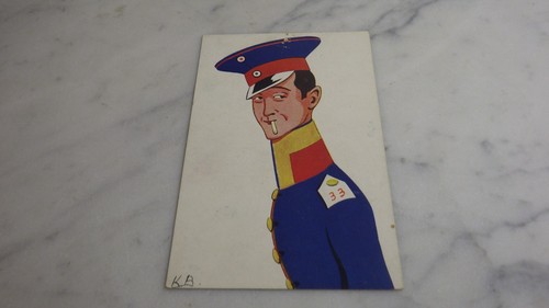 1915 caricature uniforme - 1915..caricature,