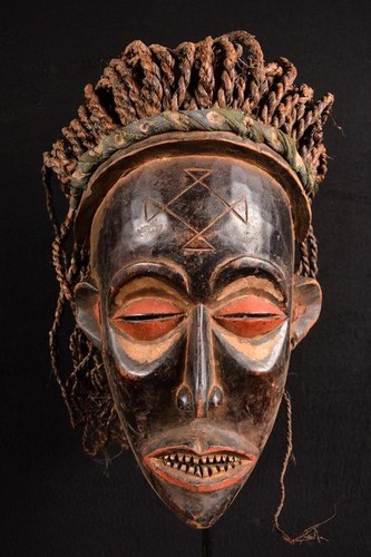 Autentica maschera chokwe - un'autentica,