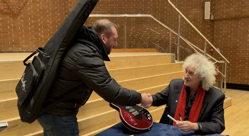 Chitarra autografata brian may - chitarra,