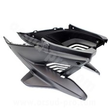 CARENE MOTORE MBK NITRO YAMAHA AEROX 1998-2012 COPPIA NERE POGGIAPIEDI