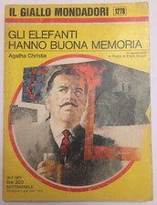 Agatha Christie GLI ELEFANTI HANNO BUONA MEMORIA Giallo Mondadori 1278 - 1973