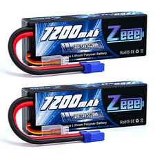 2x Zeee 2S batteria Lipo 7.4V