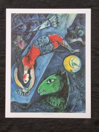 Marc chagall circo blu - circo,