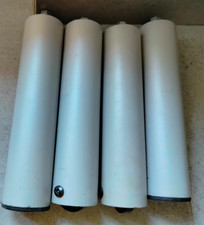 Set 4 Piedi per Rete a Doghe, Gambe Letto Universali in Acciaio verniciato