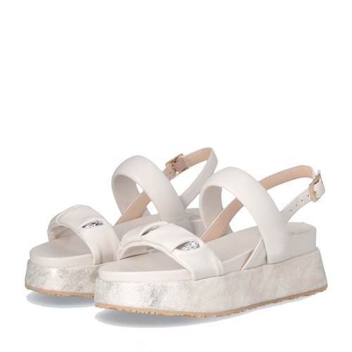 Sandalo donna crema - sandalo,