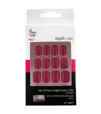 Kit 24 Unghie Finte Peggy Sage/ Fuchsia