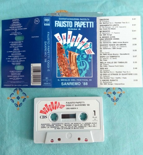 Cassetta fausto papetti - cassetta, "fausto