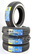 Set 4 pneumatici per Fiat 500 d'epoca OLD 125 R12 62S Nuvolari Fascia bianca D21