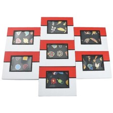 Pokemon box medaglie badges - x1,