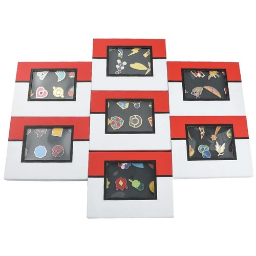 Pokemon box medaglie badges - pokemon,