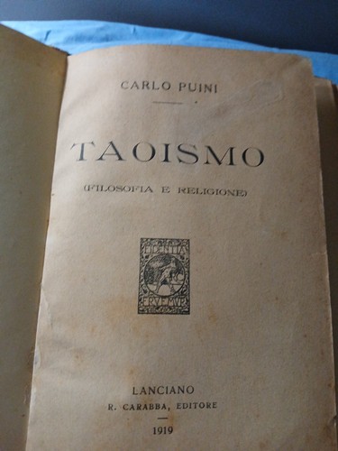 Libro taoismo carlo puni - libro,