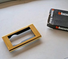 Bticino 4724OR placca Living Classic schuko + 2 moduli oro