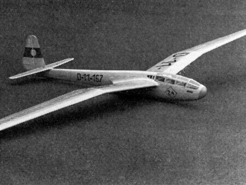 Dfs airone aliante 150 - r/c, 150"