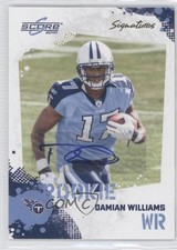 2010 Score Rookie Signatures Damian Williams #325 Rookie Auto RC