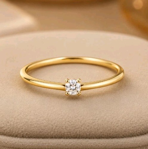 Anello oro 375 - anello, 0,10