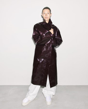 CAPPOTTO LUNGO LACCATO ZARA x