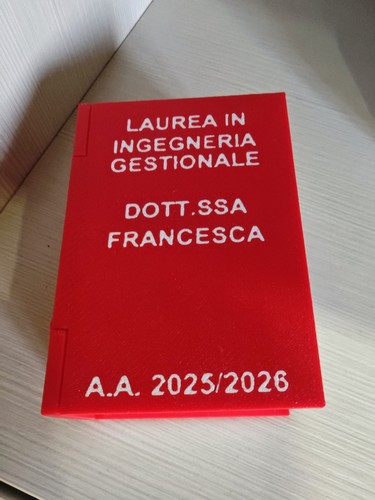 Bomboniera per laurea libro - per,