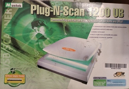 Scanner mustek plug scan - mustek,
