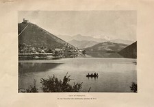 Stampa antica - Umbria - Lago