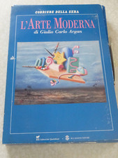 L'ARTE MODERNA DI GIULIO CARLO ARGAN CORRIERE SERA 11 FASCICOLI completo-Q21