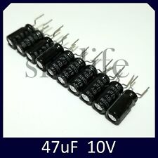 10 pz Condensatori elettrolitici 47uF 10V - 10 pezzi condensatore 