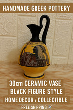 Vaso in ceramica greco fatto a
