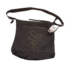 Borsa donna Secret Pon Pon in pelle marrone Made in Italy