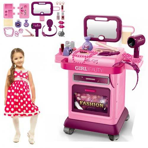 Carrello trucco per bambine - carrello,