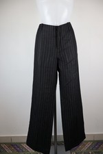 GF FERRE PANTALONE DRITTO DONNA TG 48 34 WOMAN VINTAGE PANTS CASUAL LOGO LINO